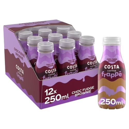 Costa Coffee Frappe Choc Fudge Brownie Iced Coffee 250ml