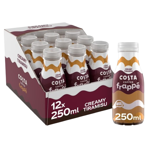 Costa Coffee Frappe Creamy Tiramisu Iced Coffee 250ml