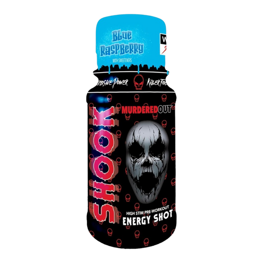 Murdered Out Shook Energy Shot Blue Raspberry 60ml