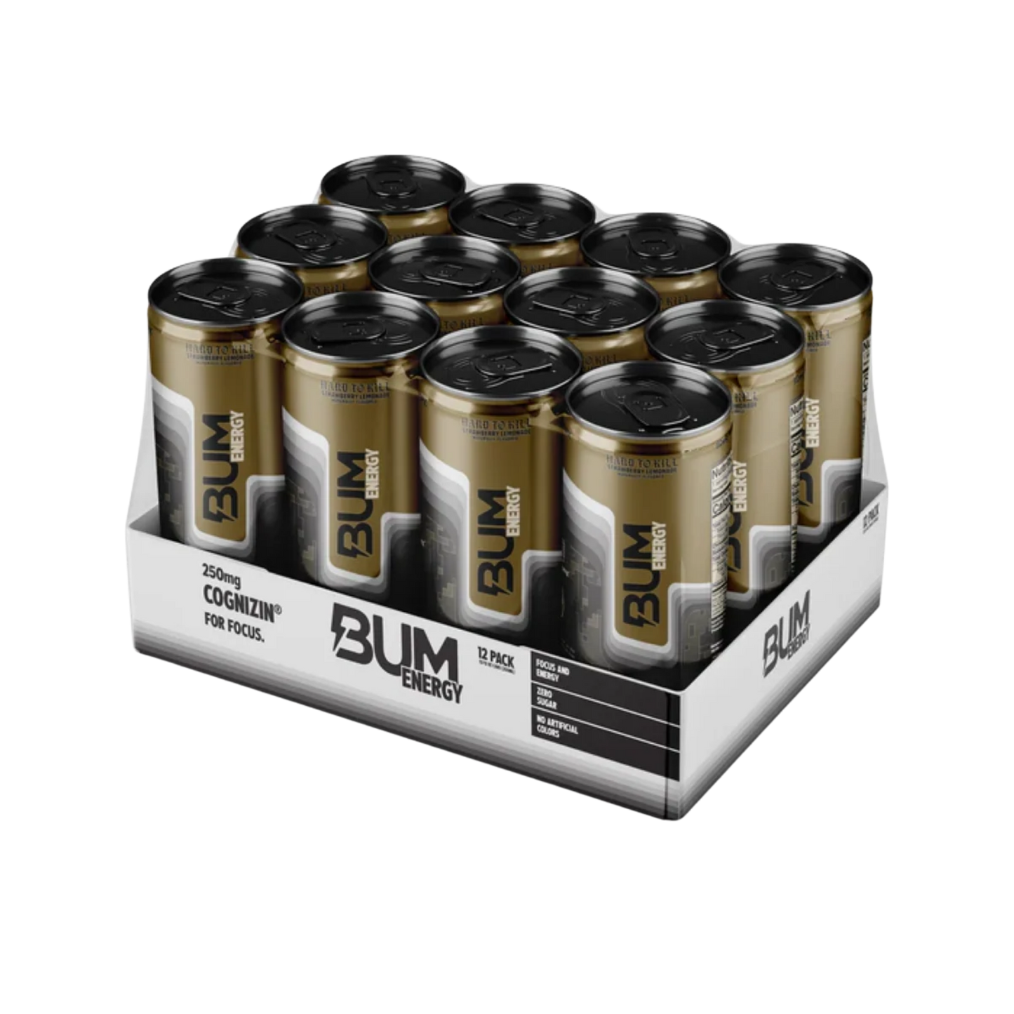 Bum Energy 355ml Strawberry Lemoande Hard To Kill