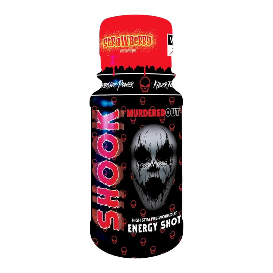 Murdered Out Shook Energy Shot Strawberry 60ml