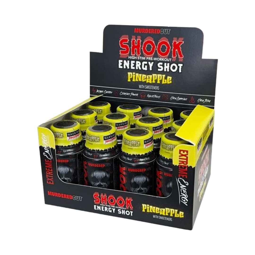 Murdered Out Shook Energy Shot Pineapple 60ml