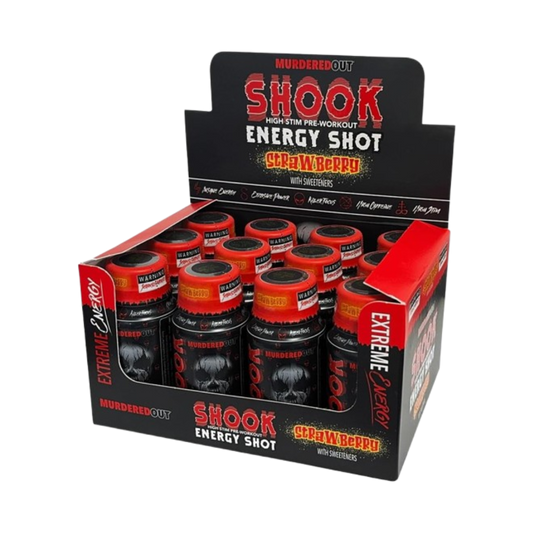 Murdered Out Shook Energy Shot Strawberry 60ml