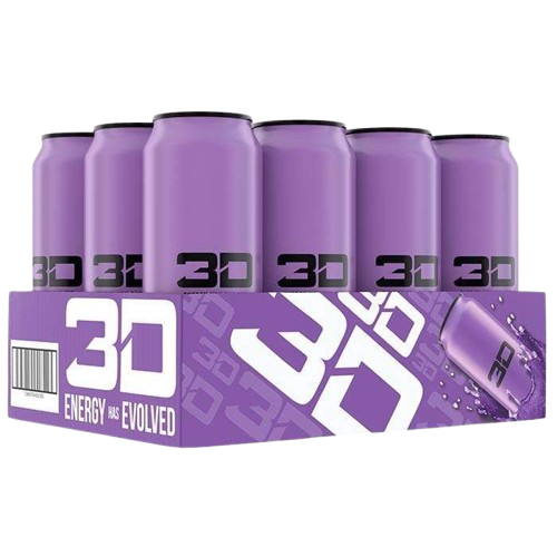 3D Energy Drink Purple Grape 500ml
