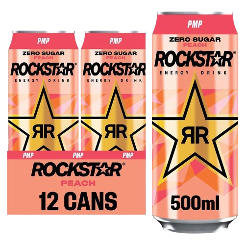 Rockstar Energy Peach 500ml