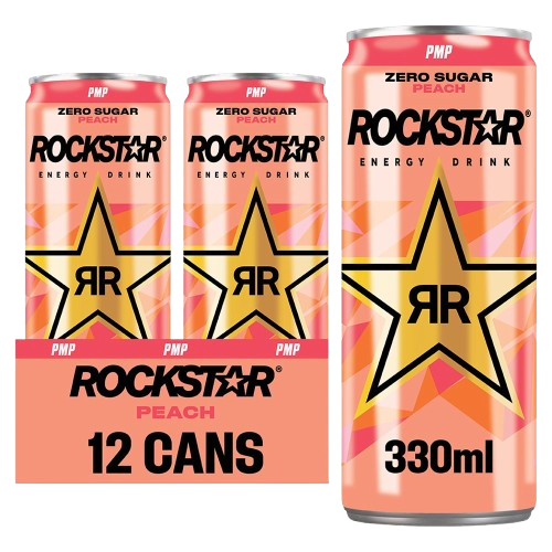 Rockstar Energy Peach 330ml