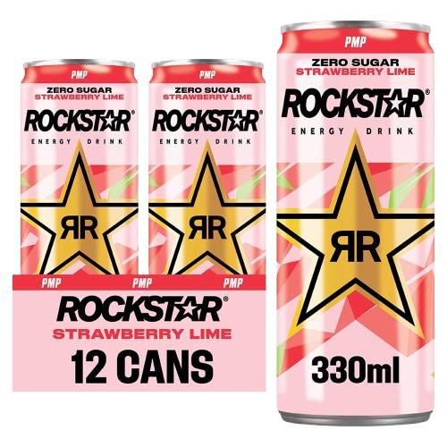 Rockstar Energy Strawberry Lime 330ml
