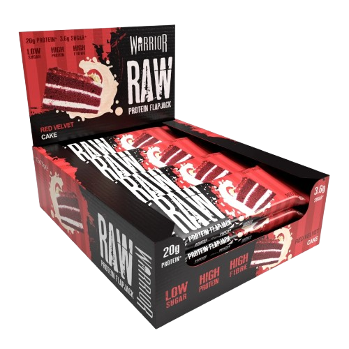 Warrior RAW Protein Flapjack Red Velvet 75g Bars