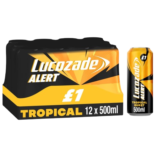 Lucozade Alert Tropical Burst Energy Drink 500ml