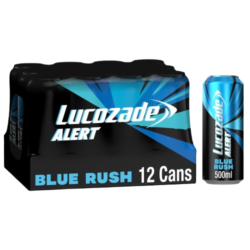 Lucozade Alert Blue Rush Energy Drink 500ml