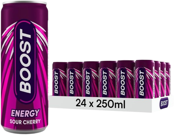Boost Energy Sour Cherry 250ml