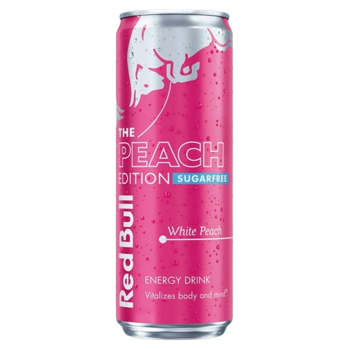 Red Bull Energy Drink Sugar Free White Peach 355ml