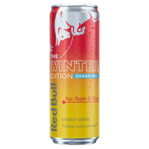 Red Bull Energy Drink Sugar Free Fuji Apple & Ginger 355ml