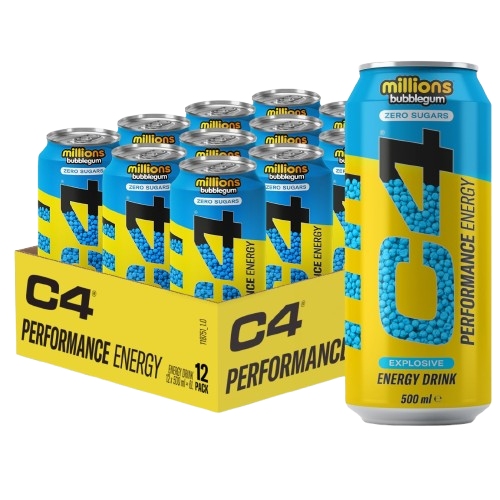 C4 Performance Energy Millions Bubblegum Explosive Energy Drink 500ml