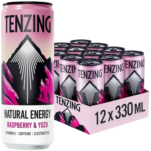Tenzing Raspberry & Yuzu Natural Energy 330ml
