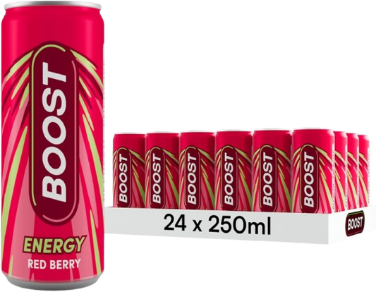 Boost Energy Red Berry 250ml