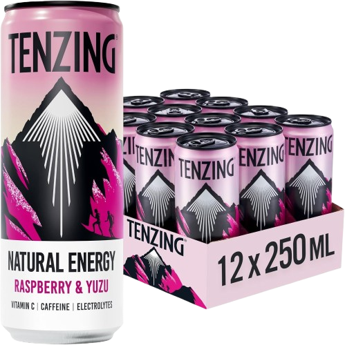 Tenzing Raspberry & Yuzu Natural Energy 250ml