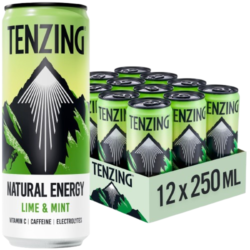 Tenzing Lime & Mint Natural Energy 330ml