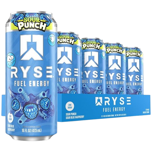 Ryse Fuel™ Energy Sour Punch Sour Blue Raspberry 473ml