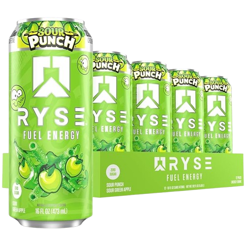 Ryse Fuel™ Energy Sour Punch Sour Green Apple 473ml