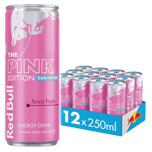 Red Bull Energy Drink Sugar Free Pink Edition 250ml