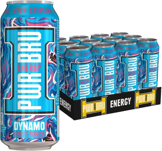 Pwr-Bru Energy Dynamo Fruit Punch 500ml