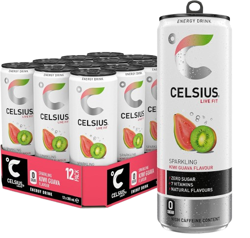 Celsius Energy Drink Kiwi Guava 355ml