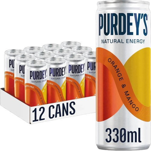 Purdey's Natural Energy Orange & Mango 330ml