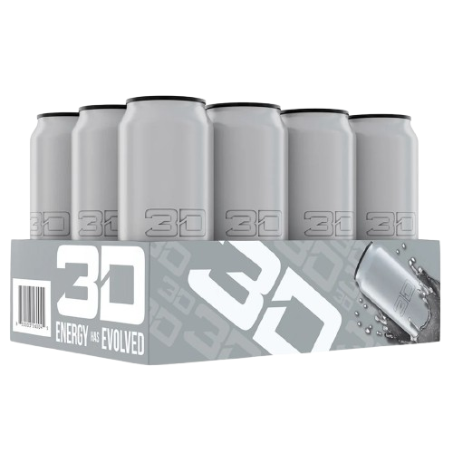 3D Energy Drink Silver Strawberry Lemonade 500ml