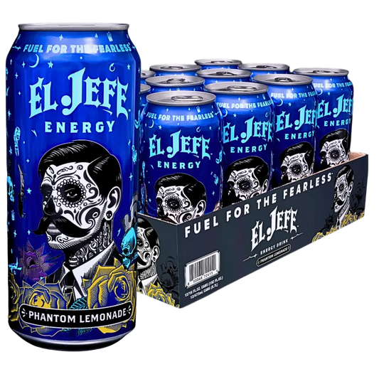 El Jefe Energy Drink Phantom Lemonade Flavour (USA) 473ml