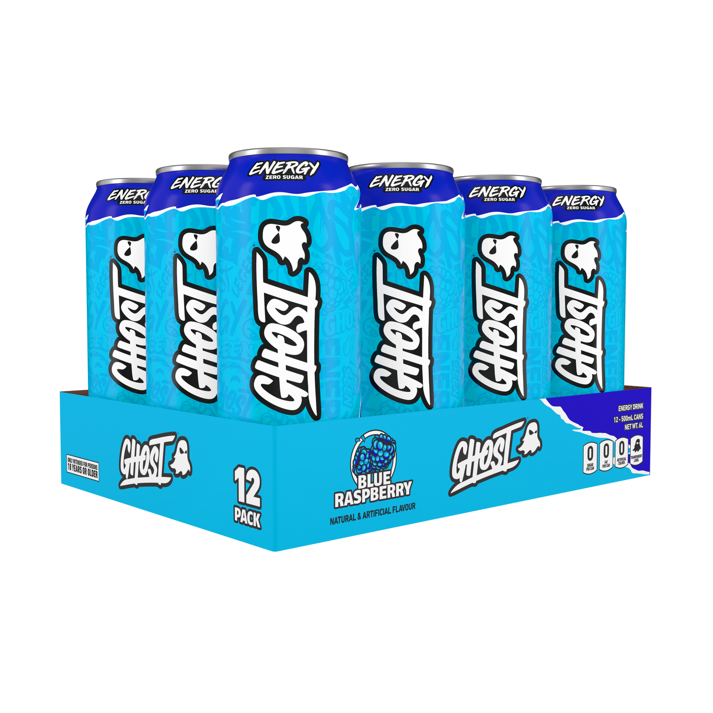 Ghost® Energy Blue Raspberry 500ml