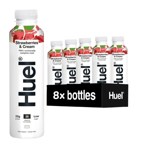 Huel Strawberries & Cream Flavour Ready-to-Drink Complete Meal 500ml