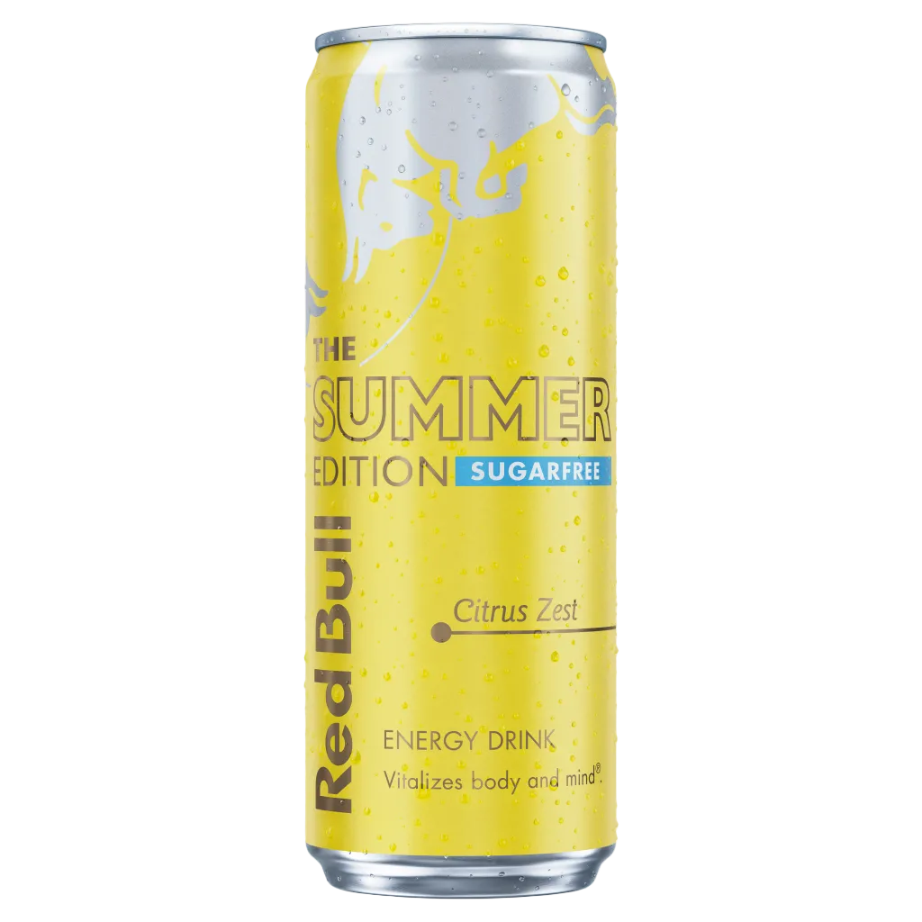 Red Bull Energy Drink The Summer Edition Citrus Zest Sugar Free 355ml