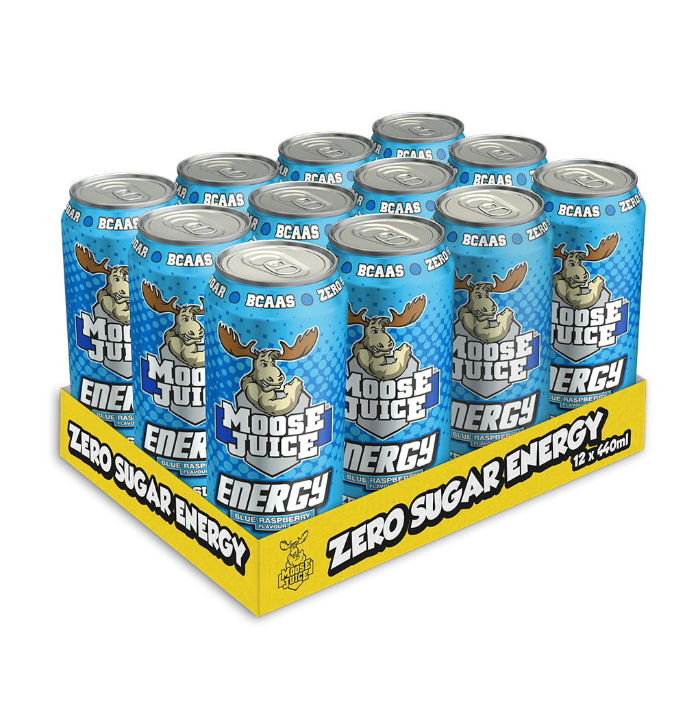 Moose Juice Blue Raspberry 440ml