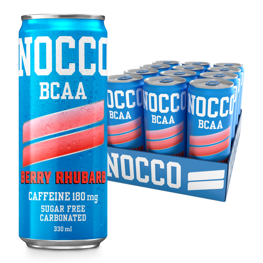 NOCCO BCAA Berry Rhubarb 330ml