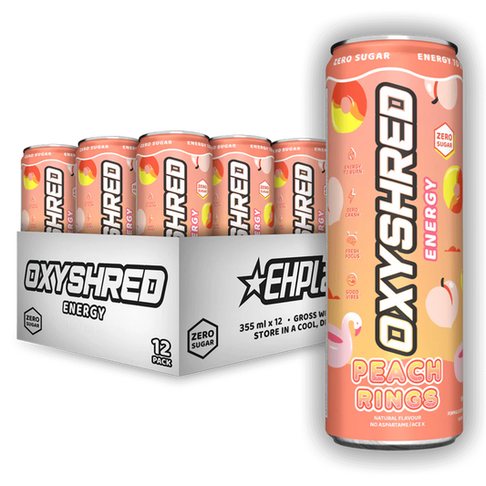 OxyShred Energy Peach Candy Rings 355ml