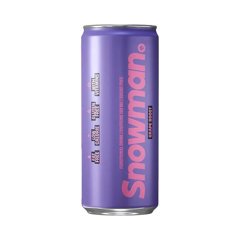 Snowman Grape Boost Energy Drink 330ml