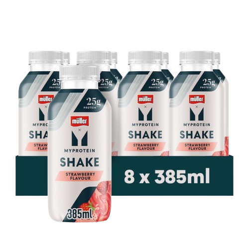 Muller x Myprotein Strawberry High Protein Shake 385ml
