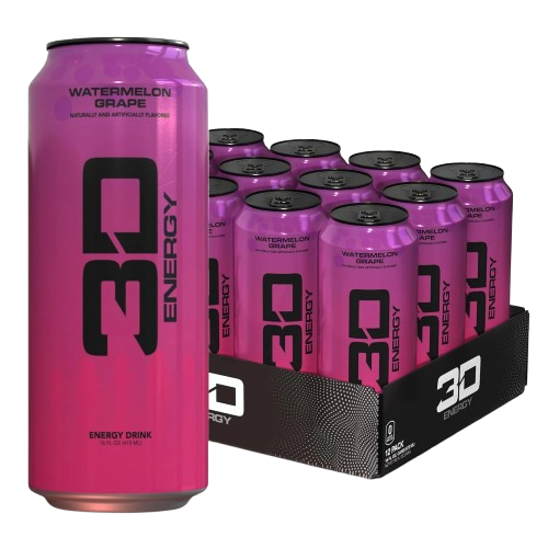 3D Energy Watermelon Grape 473ml
