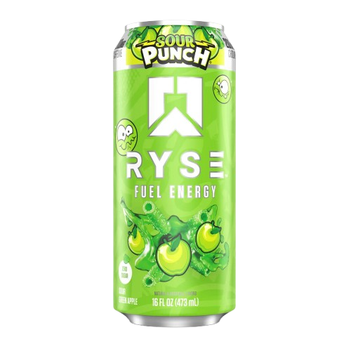Ryse Fuel™ Energy Sour Punch Sour Green Apple 473ml