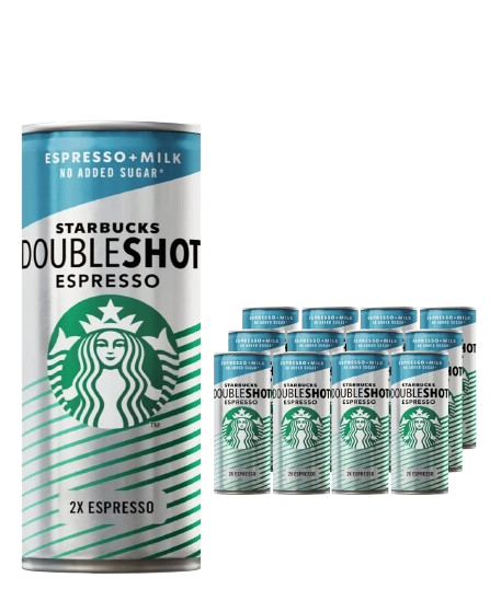 Starbucks Doubleshot Espresso No Added Sugar Iced Coffee 200ml
