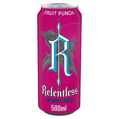 Relentless Fruit Punch Energy 500ml