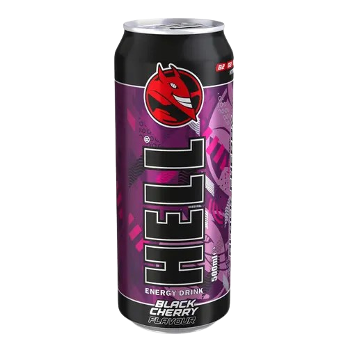 Hell Energy Black Cherry Energy Drink  500ml