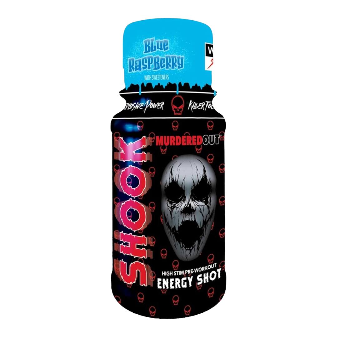 Murdered Out Shook Energy Shot Blue Raspberry 60ml