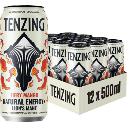 Tenzing Fiery Mango Natural Energy 500ml