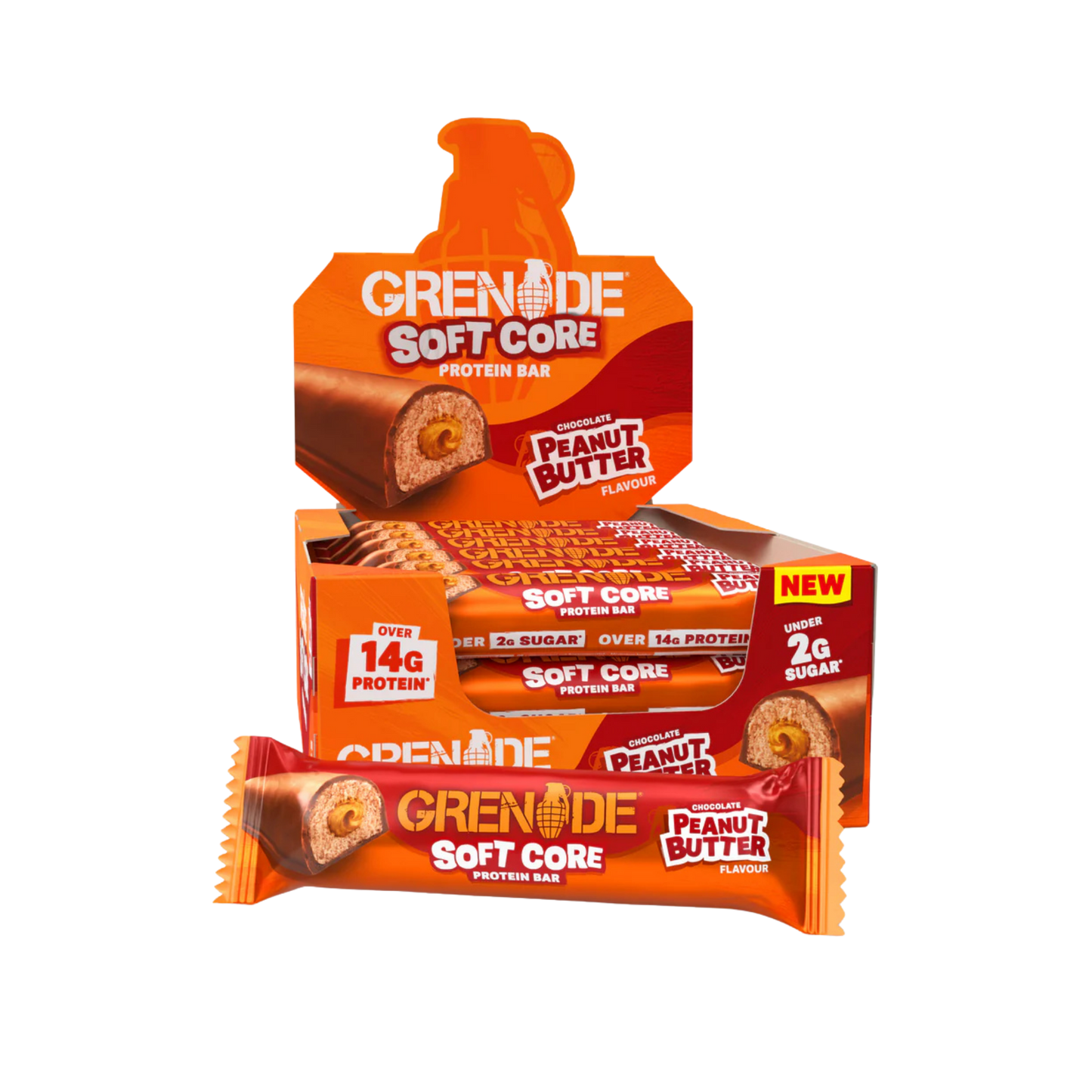 Grenade Soft Core Chocolate Peanut Butter Protein Bar 50g