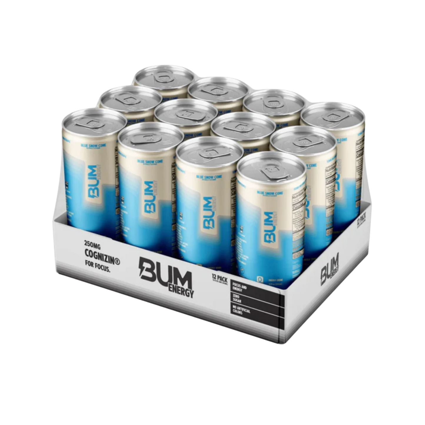 Bum Energy 355ml Blue Snow Cone