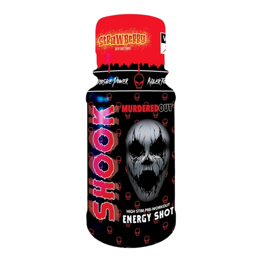 Murdered Out Shook Energy Shot Strawberry 60ml