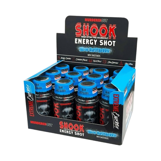 Murdered Out Shook Energy Shot Blue Raspberry 60ml