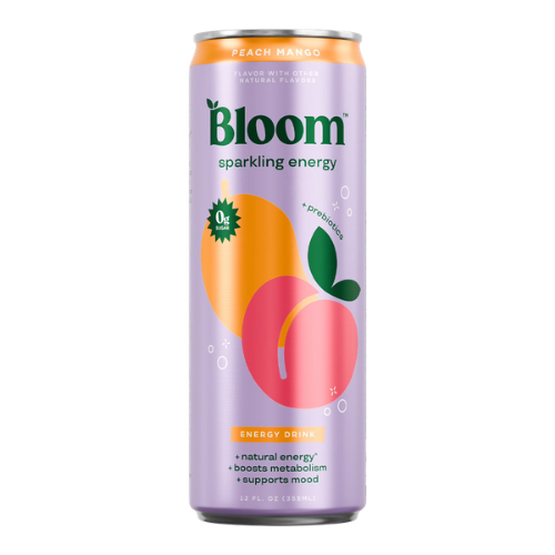 Bloom Sparkling Energy Peach Mango 250ml
